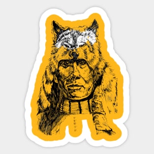 wolf warrior Sticker